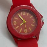 Xhilaration  32mm ladies Quartz analog watch red tone case dial  silicone band Photo 1