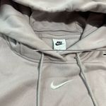 Nike Vintage Y2k Hoodie Women SM Oversized Baggy Fit Cropped Center Swoosh Pink Photo 1
