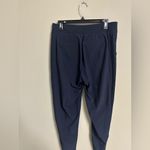 Athleta  Brooklyn Ankle Pants Navy Blue Lightweight Pockets Stretch Size 6 Travel Photo 1