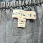 Boutique Plus NWT Blue Chambray Off Photo 6