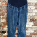 Indigo Blue  Straight Leg Maternity Jeans Size L Photo 1