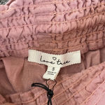 Love Tree NWT! Women’s pink blush linen blend shorts size Small Photo 3
