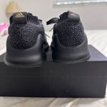 Adidas Running Shoes Women's Size 5.5Pure Bounce Reflective Knit Black Sneakers Photo 4