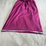 Ann Taylor Loft Dress Womens Sz 4 Purple Ruffle Neck Sleeveless Whimsygoth Boho Photo 7