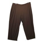 Susan Graver  Liquid Knit Pants Size 2X Chocolate Brown Photo 1