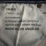 TRAVE Colette Womens 26 High Rise Kick Flare Jeans Raw Hem Crop In Sweet Emotion Blue Photo 15