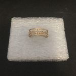 Handmade Golden cross stainless steel ring - Size 8.5 Photo 0