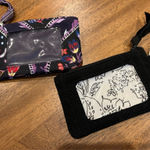 Vera Bradley  foxwood meadow and black ID/credit card holder Photo 0