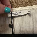 MM.LaFleur NWT M.M. Lafleur The Charli Top Cascade Knit Ivory Size Large Chrivrl Photo 2