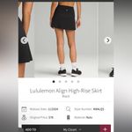 Lululemon  Align High-Rise Skirt
Black size 2 Photo 7