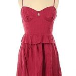 Betsey Johnson | Red Ruffle Fit & Flare Pinup Rockabilly Dress Size L Large Photo 1
