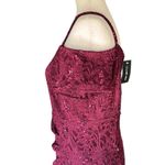 Candalite Petite Plum Colored Lace Dress with side Ruching Purple Size undefined Photo 9