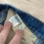  Rag & Bone Distressed Denim Pencil Skirt Shredded Light Wash Sz 25 Photo 5