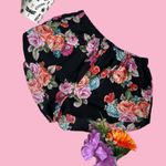 Ambiance Apparel black and pink floral shorts Photo 8