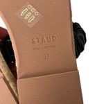 STAUD  Black Maya Ruched Espadrille Slides Sz 37 Photo 5