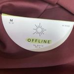 NEW Aerie Maroon Red Pull On High Waisted Ankle Yoga Leggings Workout Pants Sz M Size M Photo 4