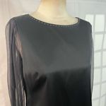 Elie Tahari  NWT Jilly Studded Sheer slit Sleeve Dress size 10 Photo 3