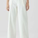 Closed Denim x-press cream high waisted wide leg belted stitch crease jeans 23 Photo 3