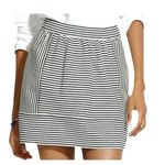 Madewell | Swivel Ponte | Classic Stripe Preppy Coastal Mini Skirt Size 0 XS XXS Photo 5