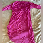 BooHoo Pink Dress Size 24 Pink Shimmer Plus Curvy Photo 1