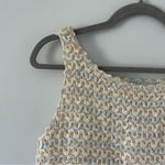 Vintage Park Storyk NY 60s Ivory White Sleeveless Iridescent Sequin Top S Photo 2