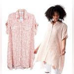 Lost + Wander  Floral Shirt‎ Dress M/L Photo 1