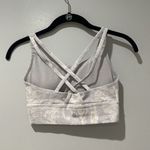 Lululemon Energy Luxtreme Sports Bra size 4 Gray and White Photo 2