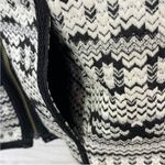 Chico's Chico’s Tribal Fair Isle Southwestern Full Zip Knit Jacket Black Ivory Small Photo 4