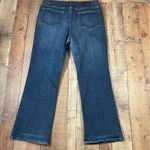 Lands' End Lands’ End Women’s Bootcut Jeans 16 Classic Fit Stretch Denim Dark Wash Plus Photo 5