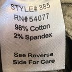 CAbi  Capri Cargo Pants Womens Size 10 Khaki Tan Cropped Roll Cuff Cargo Pockets Photo 3