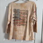 Harley Davidson Harley-Davidson 3/4 Long Sleeve AOP Shirt Womens Size 2W Sequins Cotton Photo 7