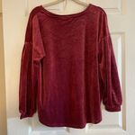 Old Navy  size XL Relaxed Pleated-Sleeve Velour Top for Women Photo 1