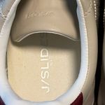 J Slides‎ NYC Lyla Sneakers Beige Leather Hook and Loop Gum Sole NEW NWOB Tan Size 8 Photo 5