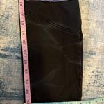 Free People  Distressed Black Blue Knee Patch Moto Skinny Jeans Size 6 Photo 5