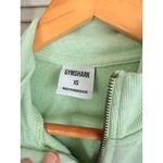Gymshark Training Cropped 1/4 Zip Pullover Top XS Mint Green Sweatshirt XS Photo 2