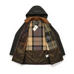 Barbour NWT Highclere Hooded Waxed Jacket Size US/14 Photo 7