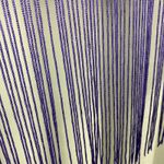 Nasty Gal  Blue&Purple Butterfly Print Fringe Open Front Duster Kimono Sz.4 Photo 11