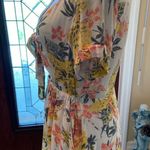 Free People Lilly Combo Part Time Lover Front Tie Mini Dress size 4 Photo 6
