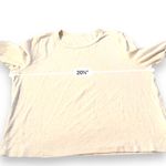 Aerie Cream Long Sleeve Ribbed Knit Crewneck Pullover Top Sz XXL NEW Photo 7