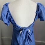 LA Relaxed • NWT Blue Tie Back Short Sleeve Dress Photo 2