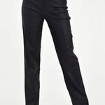 Rumored Leather Straight Leg Pants Black Size L Photo 3