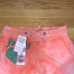 Juicy Couture  Gela Pam Velour Citrus Cooler Terry Fashion Pants Coral Women's 12 Photo 7