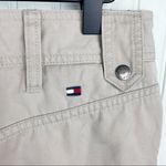 Tommy Hilfiger Vintage Y2K Zip Pocket Cargo Utility Wide Leg Pants Tan Size 8 Photo 6