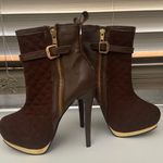 Brown Heel Boots Size 6 Photo 0