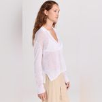 James Perse  Women’s‎ Fine Gauge Open Knit Polo Top Size XS or 0 Photo 7