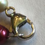 Honora 925 Genuine Cultured Freshwater Elegant Multicolor Pearl Necklace Pink Photo 5