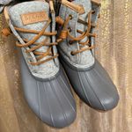 Sperry Womens Saltwater Emboss Wool Boots Gray Winter Snow Size 6.5 Photo 1