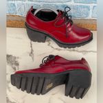 Opening Ceremony  Grunge Oxfords red- burgundy shoes size 39/8 Photo 8