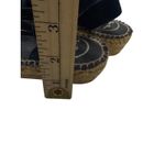 Toni Pons Navy Suede Espadrille Sandals Size 8 Slingback Jute Platform Spain Blue Photo 8