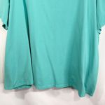 Jessica London 30W 32W Top 3X Green Short Sleeve Tee Swing Trapeze A Line 790 Photo 2